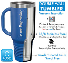 Load image into Gallery viewer, Custom Polar Camel 40 oz. Travel Mug with Handle, Straw Included