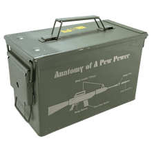 Load image into Gallery viewer, 50 Caliber Army Surplus Steel Can, Personalized Engraving Gifts shipped from USA.