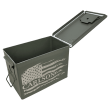 Load image into Gallery viewer, Fat 50 Caliber Army Surplus Steel Can, Personalized Engraving Gifts shipped from USA.