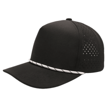 Load image into Gallery viewer, Performance Hat with Rope and Custom Leatherette Hex Patch, Personalized Engraving Gifts shipped from USA.