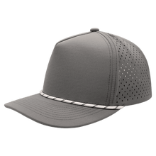 Load image into Gallery viewer, Performance Hat with Rope and Custom Leatherette Hex Patch, Personalized Engraving Gifts shipped from USA.