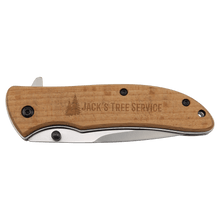 Load image into Gallery viewer, Bison River 4 1/4" Pocket Knife, Anodized Aluminum/Stainless Steel, Personalized Engraving Gifts shipped from USA.