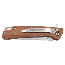 Load image into Gallery viewer, Bison River 4" Pocket Knife with Ball Bearing Open Mechanism, Anodized Aluminum/Stainless Steel, Personalized Engraving Gifts shipped from USA.