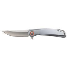 Load image into Gallery viewer, Bison River 4" Pocket Knife with Ball Bearing Open Mechanism, Anodized Aluminum/Stainless Steel, Personalized Engraving Gifts shipped from USA.