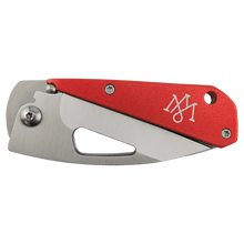 Load image into Gallery viewer, Bison River 3 1/2" Pocket Knife, Anodized Aluminum/Stainless Steel, Personalized Engraving Gifts shipped from USA.