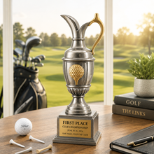 Load image into Gallery viewer, Personalized Golf Jug Award – Custom Engraved Tournament Golf Trophy - Golfer Gift, Personalized Engraving Gifts shipped from USA.
