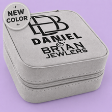 Load image into Gallery viewer, Custom Leatherette Travel Jewelry Box