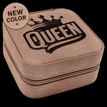 Load image into Gallery viewer, Custom Leatherette Travel Jewelry Box
