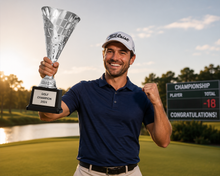 Load image into Gallery viewer, Silver/Gold Metal Flag Cup Trophy with free custom plate, Personalized Engraving Gifts shipped from USA.