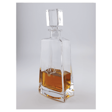 Load image into Gallery viewer, 750ML 12" Tequila Decanter Set with Four 8 oz. Glasses in a Black Gift Box with Printed Paper Sleeve. Personalized Engraving Gifts shipped from USA.
