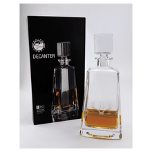 Load image into Gallery viewer, 750ML 12" Tequila Decanter Set with Four 8 oz. Glasses in a Black Gift Box with Printed Paper Sleeve. Personalized Engraving Gifts shipped from USA.