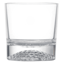 Load image into Gallery viewer, Custom 850ml Round Golf Glass Decanter Set with Four 9 oz. Golf Rocks Glasses in a Black Gift Box