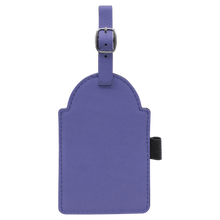 Load image into Gallery viewer, 5" x 3 1/4" Laserable Leatherette Golf Bag Tag with 3 Wooden Tees