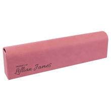 Load image into Gallery viewer, Pill Box Schedule 9 3/4" x 2 1/2" , Leatherette, Personalized Engraving Gifts shipped from USA
