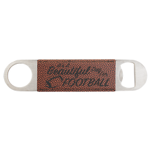 Load image into Gallery viewer, 1 1/2&quot; x 7&quot; Custom Leatherette Bottle Opener

