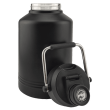 Load image into Gallery viewer, Personalized Polar Camel Insulated Jug, 64 oz or 128 oz, Black Stainless Steel, Laser Engraved