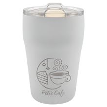 Load image into Gallery viewer, Engraved Christmas Tumbler, 13 oz Polar Camel Ceramic-Lined Coffee Cup with Slider Lid, 25 Holiday Designs, 8 Colors Personalized Engraving Gifts shipped from USA.
