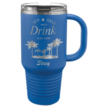 Load image into Gallery viewer, Polar Camel 32 oz. Travel Mug with Snap Lid and Straw, Personalized Engraving Gifts shipped from USA.