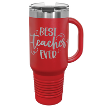 Load image into Gallery viewer, Custom Polar Camel 40 oz. Travel Mug with Handle, Straw Included