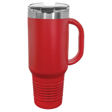 Load image into Gallery viewer, Custom Polar Camel 40 oz. Travel Mug with Handle, Straw Included