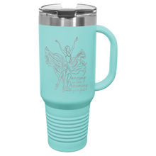 Load image into Gallery viewer, Custom Polar Camel 40 oz. Travel Mug with Handle, Straw Included