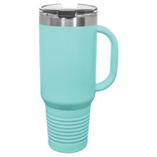 Load image into Gallery viewer, Custom Polar Camel 40 oz. Travel Mug with Handle, Straw Included