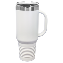 Load image into Gallery viewer, Custom Polar Camel 40 oz. Travel Mug with Handle, Straw Included