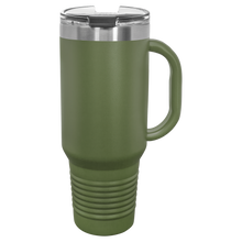 Load image into Gallery viewer, Custom Polar Camel 40 oz. Travel Mug with Handle, Straw Included
