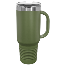 Load image into Gallery viewer, Custom Polar Camel 40 oz. Travel Mug with Handle, Straw Included