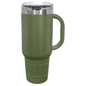 Custom Polar Camel 40 oz. Travel Mug with Handle, Straw Included