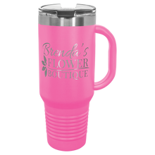 Load image into Gallery viewer, Custom Polar Camel 40 oz. Travel Mug with Handle, Straw Included