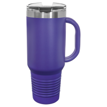 Load image into Gallery viewer, Custom Polar Camel 40 oz. Travel Mug with Handle, Straw Included