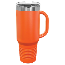 Load image into Gallery viewer, Custom Polar Camel 40 oz. Travel Mug with Handle, Straw Included