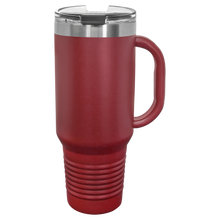 Load image into Gallery viewer, Custom Polar Camel 40 oz. Travel Mug with Handle, Straw Included