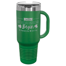 Load image into Gallery viewer, Custom Polar Camel 40 oz. Travel Mug with Handle, Straw Included