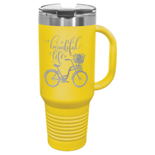 Load image into Gallery viewer, Custom Polar Camel 40 oz. Travel Mug with Handle, Straw Included