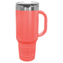 Load image into Gallery viewer, Custom Polar Camel 40 oz. Travel Mug with Handle, Straw Included