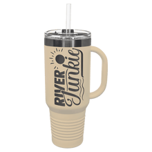 Load image into Gallery viewer, Custom Polar Camel 40 oz. Travel Mug with Handle, Straw Included