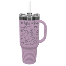 Load image into Gallery viewer, Custom Polar Camel 40 oz. Travel Mug with Handle, Straw Included