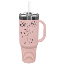 Load image into Gallery viewer, Custom Polar Camel 40 oz. Travel Mug with Handle, Straw Included