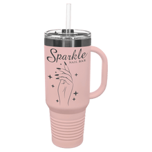 Load image into Gallery viewer, Custom Polar Camel 40 oz. Travel Mug with Handle, Straw Included