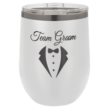 Load image into Gallery viewer, 12 oz. Wine Tumbler, Personalized Engraving Gifts shipped from USA.