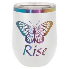 Load image into Gallery viewer, 12 oz. Wine Tumbler, Personalized Engraving Gifts shipped from USA.