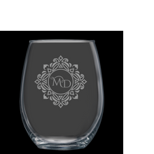 Load image into Gallery viewer, Custom 9oz Stemless Wine Glass