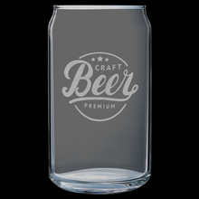 Load image into Gallery viewer, Custom 16 oz. Can Glass
