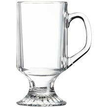Load image into Gallery viewer, Custom 10 oz. Clear Footed Coffee Mug