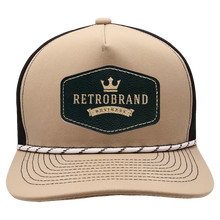 Load image into Gallery viewer, Performance Hat with Rope and Custom Leatherette Hex Patch, Personalized Engraving Gifts shipped from USA.