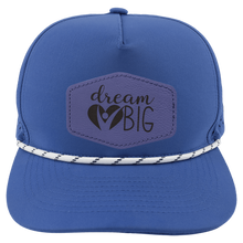 Load image into Gallery viewer, Performance Hat with Rope and Custom Leatherette Hex Patch, Personalized Engraving Gifts shipped from USA.