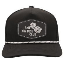 Load image into Gallery viewer, Performance Hat with Rope and Custom Leatherette Hex Patch, Personalized Engraving Gifts shipped from USA.