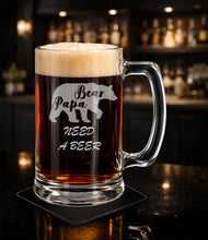 Load image into Gallery viewer, Custom Sport Beer Mug with Handle, Personalized Engraving Gifts shipped from USA.